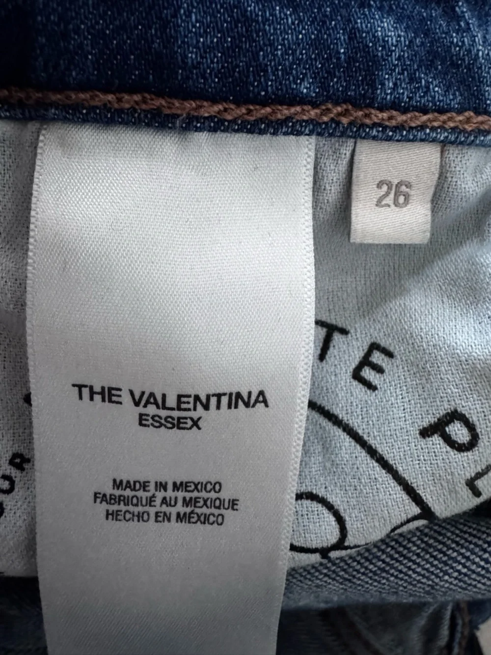 Favorite Daughter THE VALENTINA SUPER HIGH RISE STRAIGHT in Essex size 26 - Picture 12 of 13